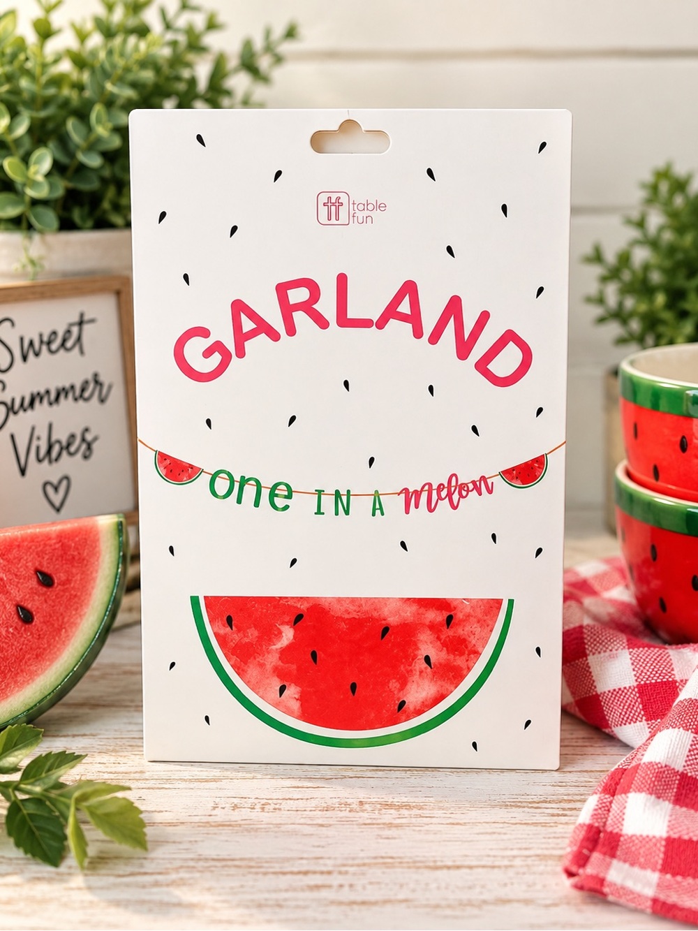 🍉 One In A Melon Watermelon Garland 🍉